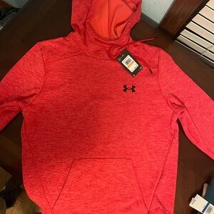 Under Armour Men's Red Hoodie Sweater